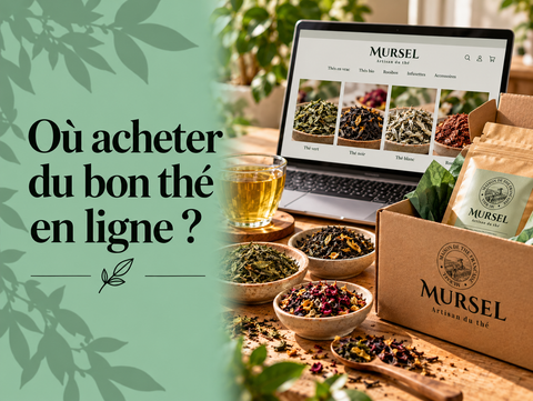 Achat de thé en ligne avec assortiment de thés en vrac et colis d’une maison de thé spécialisée
