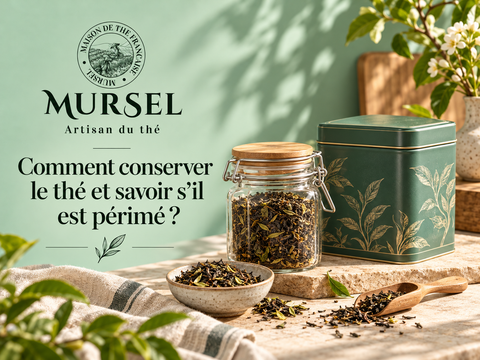 Conservation du thé en boîte hermétique avec feuilles de thé en vrac – MURSEL Artisan du thé