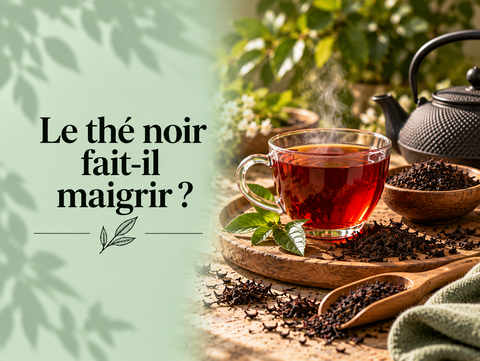 Thé noir en tasse avec feuilles de thé en vrac – MURSEL Artisan du thé