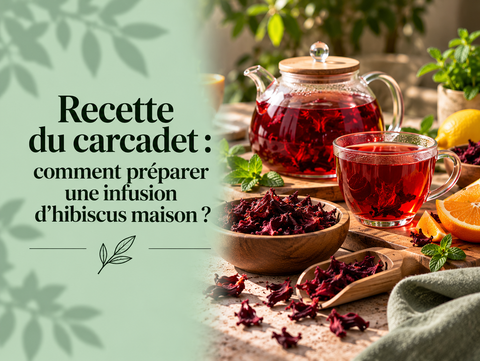 Recette de carcadet maison avec infusion rouge d’hibiscus, agrumes et fleurs séchées – MURSEL Artisan du thé