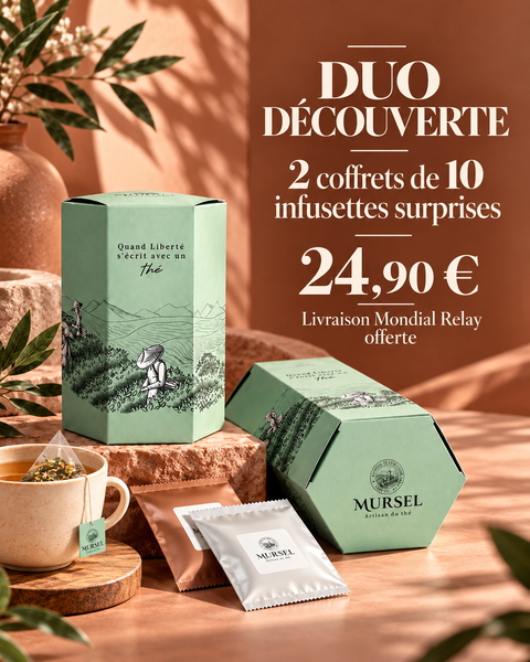 Duo découverte MURSEL avec deux coffrets de 10 infusettes surprises