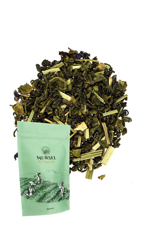 N°9 - Thé vert – Boost & Tonus – Saveur citron et abricot à base de guarana - Vrac