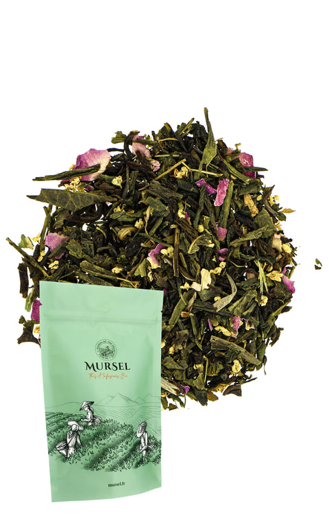 N°16 - Thé vert BIO – Jasmin & rose - Vrac