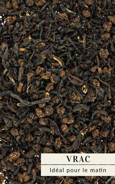 N°20 - Thé noir BIO – English Breakfast – mélange de thé Assam et Ceylan - Vrac
