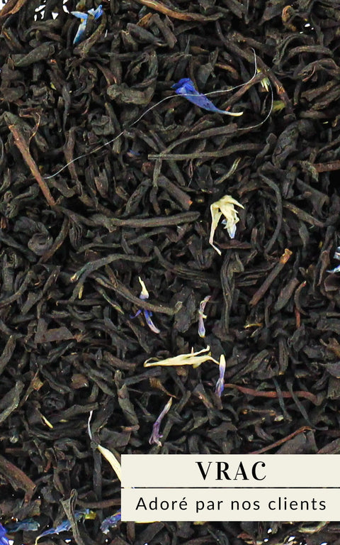 N°28 - Thé noir – Earl Grey – Saveur bergamote, fleurs de bleuet - Vrac