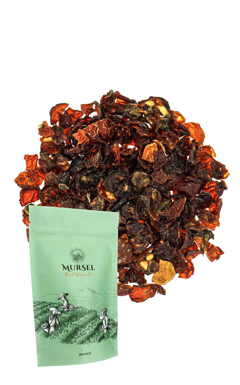 N°43 - Tisane BIO – Tisane de la vitalité – Vitamine C – Coquilles de cynorrhodon - Vrac