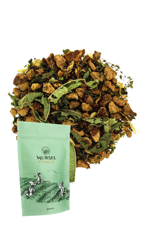 N°45 - Infusion BIO - aux herbes pour le soir – Saveur orange – mandarine - Vrac