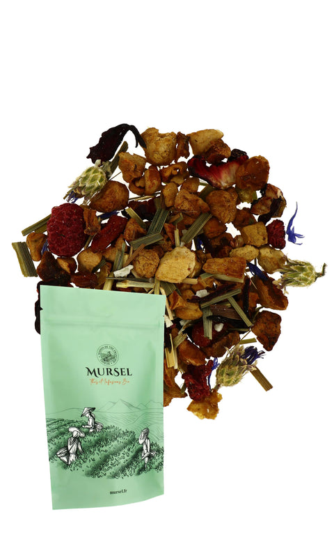 N°67 - Infusion BIO – Saveur Framboise – Citron-vert - Vrac